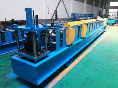 China Seamless Half Round Gutter Roll Forming Machine With Side Panel Structure for sale