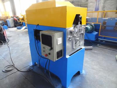 China Electric Downspout Roll Forming Machine , 2.2KW Motor Powered Downspout Elbow Machine for sale