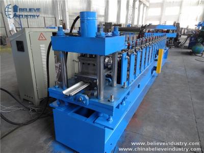 China 7.5KW Roller Shutter Door Roll Forming Machine , Hydraulic Cutting Cold Roll Former for sale