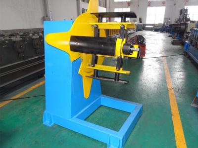 China Manual Type Roll Forming Machine Parts , 3 Ton Unpowered Roll Former Decoiler for sale