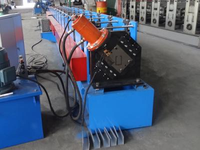China Custom Stud And Track Roll Forming Machine , Galvanized Steel Lip Channel Roll Former for sale