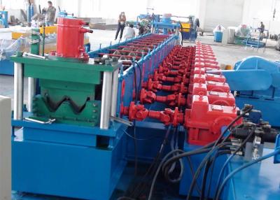 China 2 Waves Highway Guardrail Roll Forming Machine Gear Box Driven Type for sale