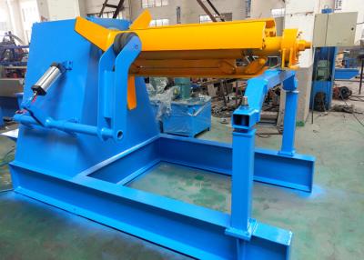 China 5 Ton Hydraulic Decoiler For Automatic CNC Roll Forming Line CE Approved for sale