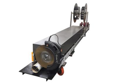 China Portable Roll Forming Machine For Round Type Shape Downpipes With Saw Cutting for sale