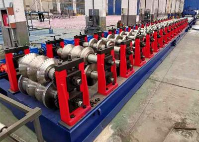 China 3 Wave Corrugated Highway Guardrail Rollformer, Thrie-beam Crash Barrier Roll Forming Machine for sale