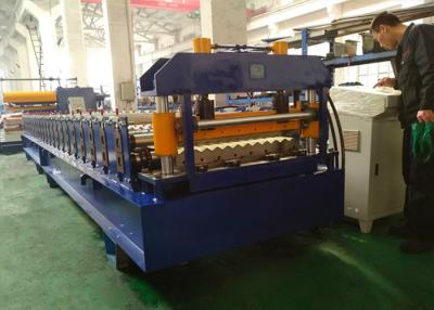 China Corrugated Metal Roof Roll Forming Machine For 914mm 1000mm Width Material for sale