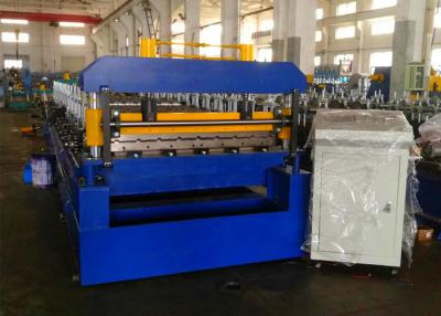 China Quick Change Roofing Sheet Roll Forming Machine, Rafted Type Metal Roofing Rollforming Machine for sale
