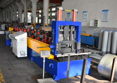 China Quick-change CZ Purlin Roll Forming Machine, Easy Adjustable Post Cutting for sale