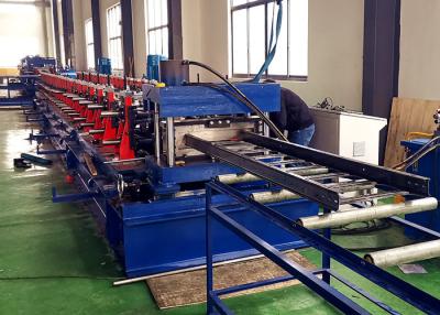 China Steel Cable Tray Roll Forming Machine, Perforated Cable Ladder Production Line for sale