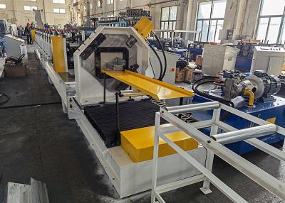 China 15m/min Z Purlin Roll Forming Machine With Servo-Tracking Cutting Device for sale