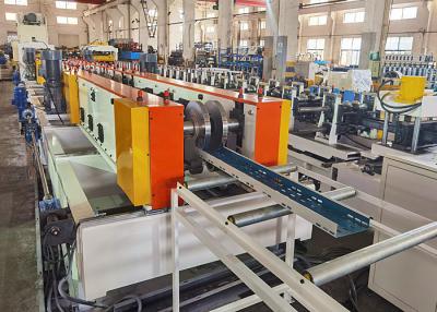 China Galvanized Steel / Stainless Steel / Pre-painted Steel Perforated Cable Tray Roll Forming Production Line for sale