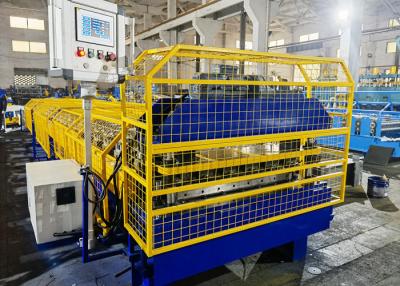 China 4 Rib Profile Metal Roofing Sheet Roll Forming Machine With Electric Shear for sale