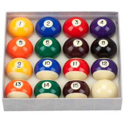 China American pool table accessories/pool table 16 color 57MM resin ball accessories WF-A082 for sale