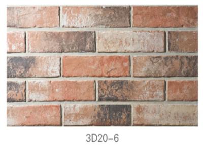 China 210 * 55 * 12mm Clay Thin Veneer Brick / Thin Brick Veneer Interior Walls for sale