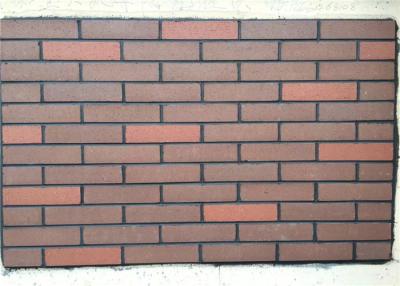 China Red Smooth Split Face Brick For Exterior Cladding Wall Building Construction for sale