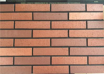Chine Couleur mélangée décorative/placage brique de cru pour le mur extérieur construisant 240x60mm à vendre