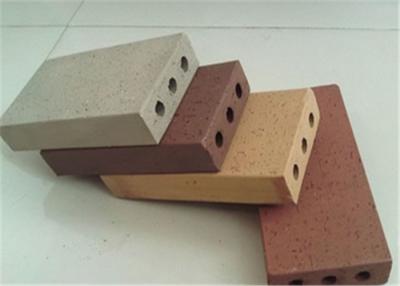 China Rough Face Clay Baking Brick For Walkway Dark Brown Customized for sale