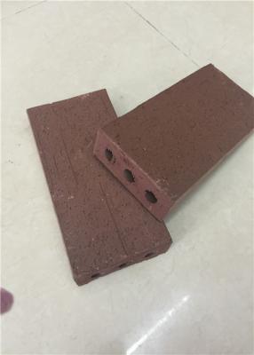 China Rough Face Dark Brown Clay Baking Brick For Walkway for sale