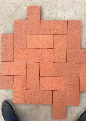 China Standard Size Solid Clay Baking Brick , Rustic Decorative Brick Pavers for sale