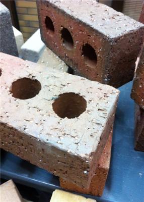 China Turned Color Exterior Brick Veneer For Building Construction 65mm Thickness for sale