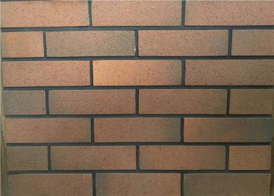 China Colord Clay Exterior Faux Brick , Thin Veneer Brick For House Wall for sale