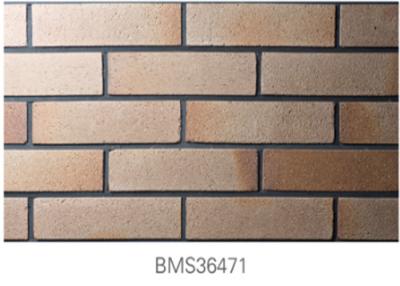 中国 住宅建築の試供品のための外部の薄い煉瓦粘土材料 販売のため