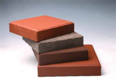 China Square Smooth Clay Paving Brick for Landscape Flooring Alkali Resistance for sale