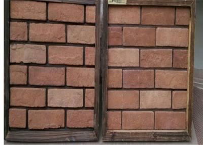 China Customized Exterior Faux Brick Panels , Thin Brick Veneer For Fireplace / TV Walls Decration for sale