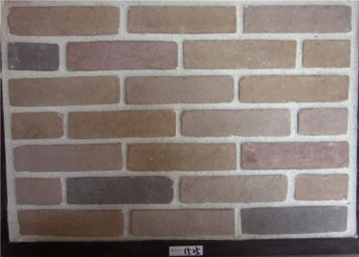 China Falsa chapa de piedra ancha, falso material exterior del cemento de los paneles de pared de ladrillo en venta