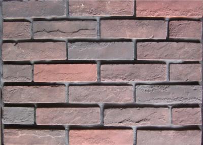 China Vintage Decorative Brick Veneer , Multicolor Exterior Brick Tiles For Walls for sale