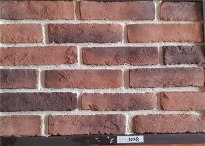 China Multiple Colors Thin Faux Brick Veneer , Exterior Brick Tiles With Kiln Transformation Surface for sale