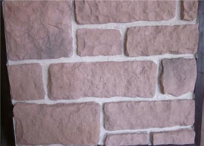 China Decorate Fake Stone Wall Tiles , Faux Rock Wall Covering Solid Surface for sale