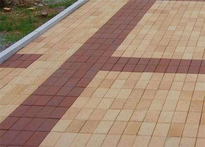 China Low Water Absorption Outdoor Wood Floor Tiles , Thin Brick Pavers For Garden / Landscape for sale