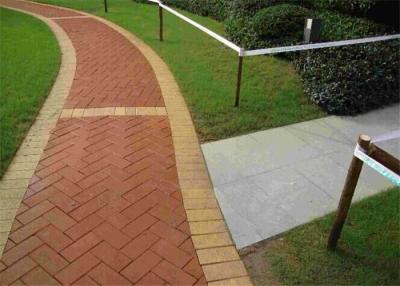 China Sólido sinterizado diverso tamaño de la calzada de las pavimentadoras del ladrillo rojo para la calzada del jardín en venta