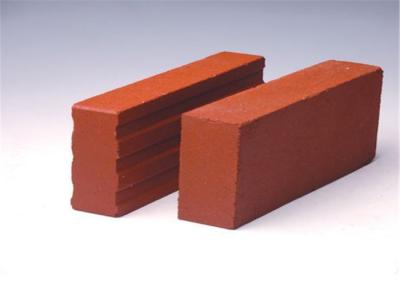 China Argila vermelha durável de resistência ácida que pavimenta o tijolo para o revestimento exterior à venda