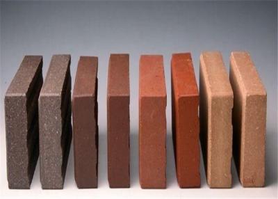 China Pavers de pouco peso do tijolo da argila coloridos para o revestimento exterior do pátio à venda