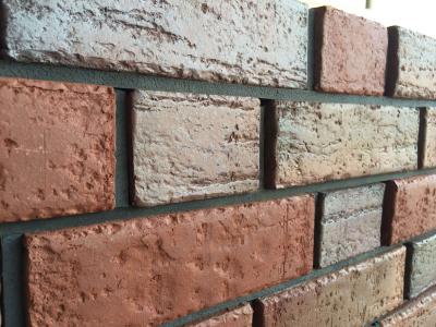 China 3 Holes Turned Color Perforated Clay Bricks Building Materials for sale
