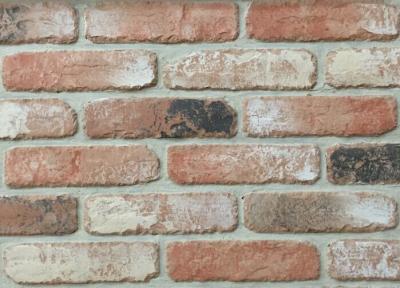China 5D20-6 Indoor Faux Brick Wall Panels , Clay Exterior Brick Tiles For Walls 210x55x12mm for sale
