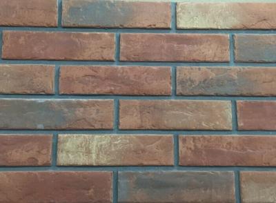 China 3D206 Acid Resistance Turned Color Interior Brick Wall Clay Material for sale