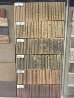 China Clay Interior Brick Facade Low Water Absorption For Widely Buildings for sale