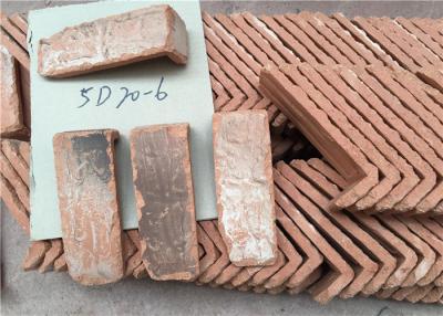 China Culture Surface Clay Brick Tiles , Quoined Brick Corners For Indoor / Outdoor Wall for sale