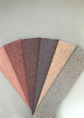 China Thickness 5mm of Thin Purple Split Face Brick For Wall Decoration for sale