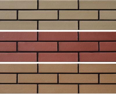 China Customized Flat Split Face Brick Outside Wall Decoration Smooth Face Brick for sale
