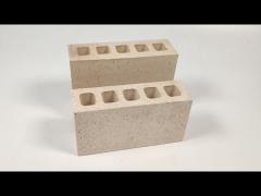 Customized White Clay Hollow Blocks For Wall Building Construction 230 X 76 x 70 mm