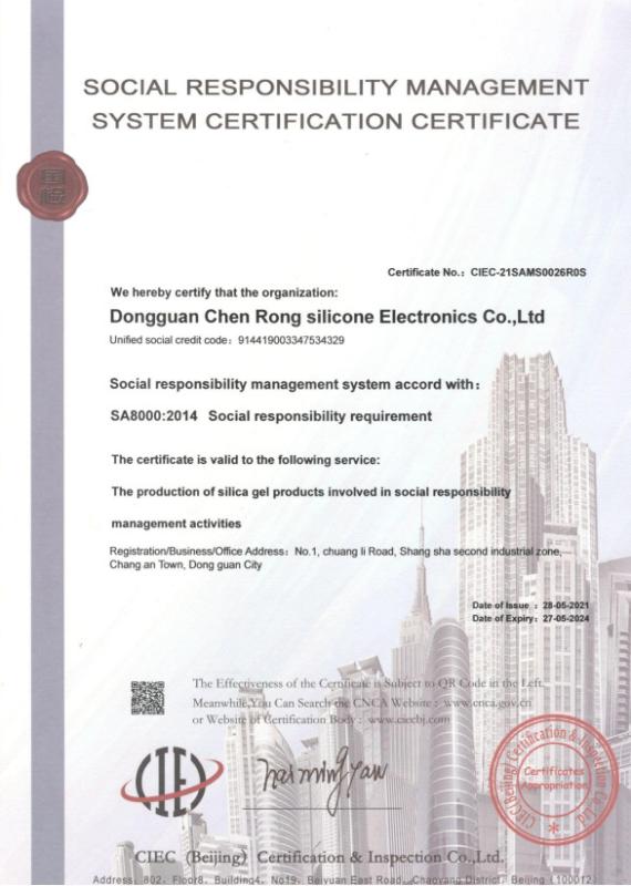 SA8000 - Dongguan Libo Silicone Electronics Co., Ltd.