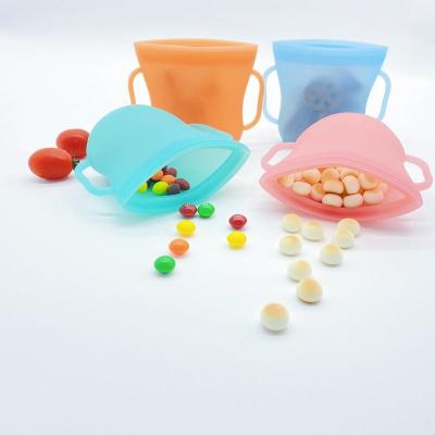 China Non Toxic Food Grade Silicone Preservation Bag Baby Breast Milk Preservation Storage Silicone Cup for sale