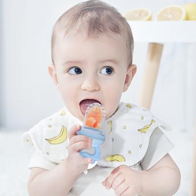 China Fütterung Obst und Gemüse Silikon Biss Babynahrungsmittel Silikon Fütterungswerkzeug Baby Beruhigungsmittel Zähne schleifen Schnuller zu verkaufen