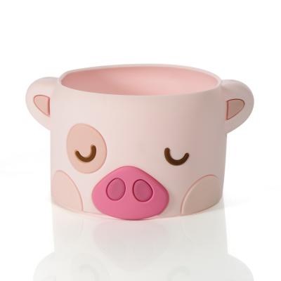 China Customizable Smart Audio Silicone Protective Cover Creative Pig Shaped Bluetooth Speaker Silicone Cover for sale