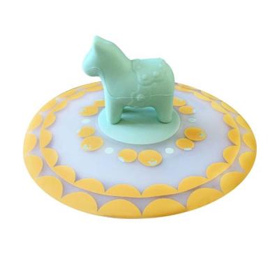 China Taza de cerámica de la tapa de la taza del silicón, hermética y a prueba de polvo de té, tapa de la taza, casquillo de lacre, fresco-guardando el casquillo en venta
