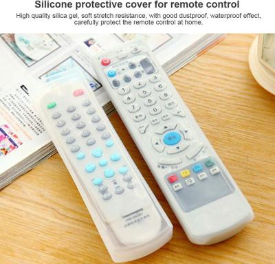 China Compatibel systeem met Samsung-van het de afstandsbedieningsilicone van TV het beschermende geval, de opslaggeval van het huishouden stofdicht silicone Te koop